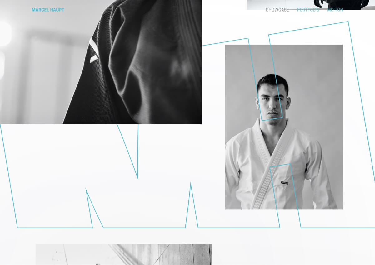 Webseite für den Fotografen Marcel Haupt